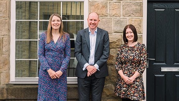 Clarity Wealth team outside the office
