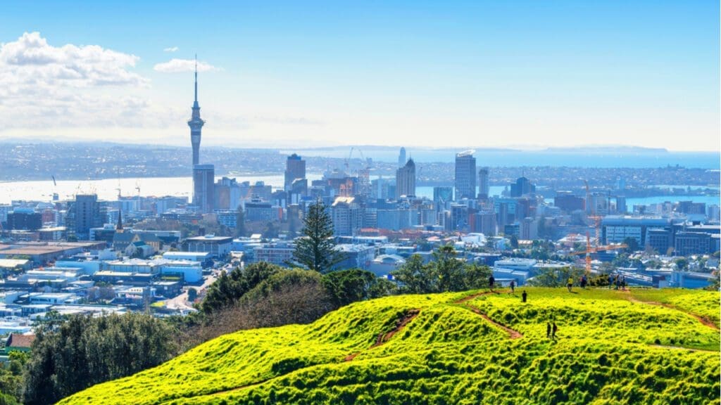 View of Auckland from Mount Eden